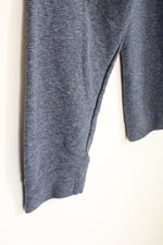 Chaps Blue Textured Quarter zip Pullover | XXL