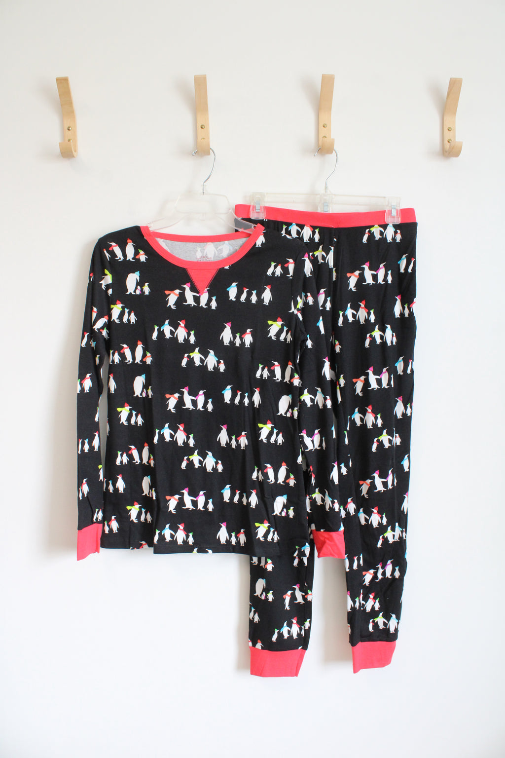 Wondershop Black & White Penguin 2-Piece Pajama Set | M