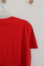 NEW Calvin Klein Liquid Touch Red Shirt | L
