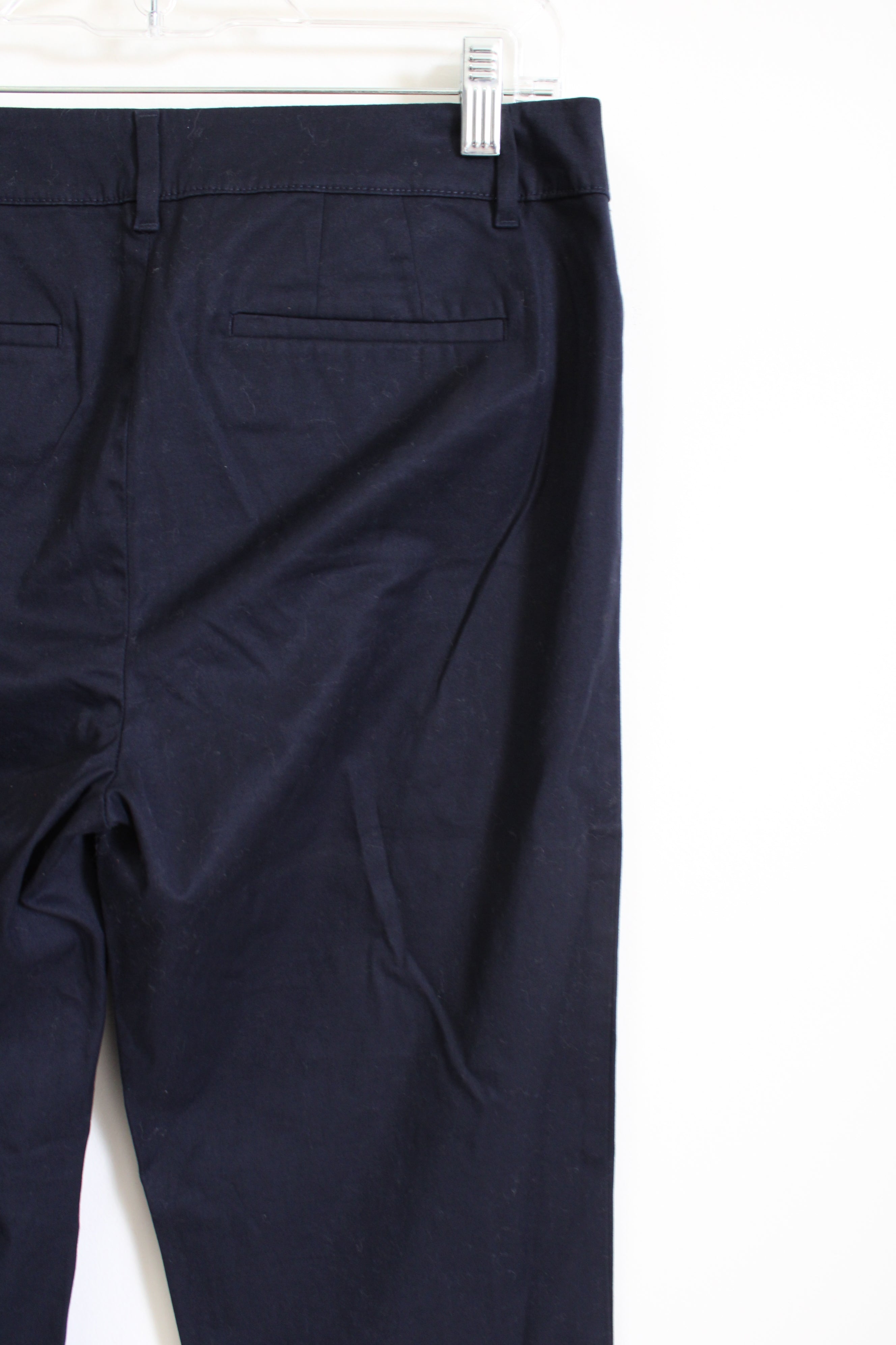 Talbots Perfect Crop Navy Blue Pants | 6