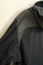 Columbia Black and Gray Zip Windbreaker Jacket | M