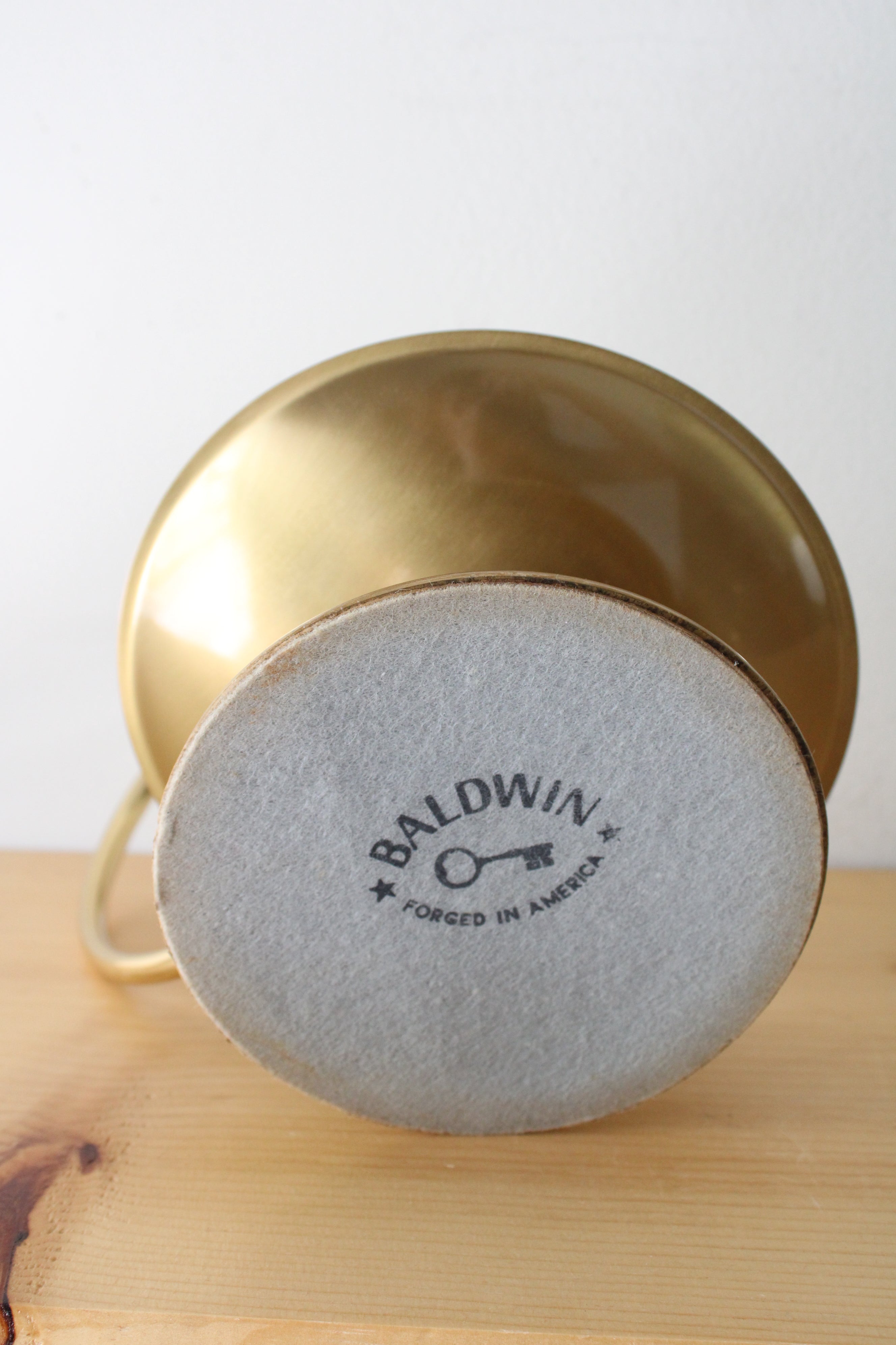 Baldwin Brass Large Taper Candle Holder