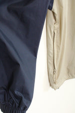 Columbia Tan and Navy blue Zip Windbreaker Jacket | XL
