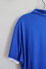 NEW Nike Golf Standard Fit Blue KC Polo Shirt | XL