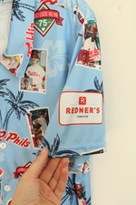 Philly's Baseball Redner's SS Button-down Printed Shirt | L