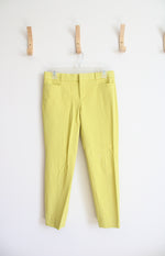 Banana Republic Sloan Fit Chartreuse Pants | 2