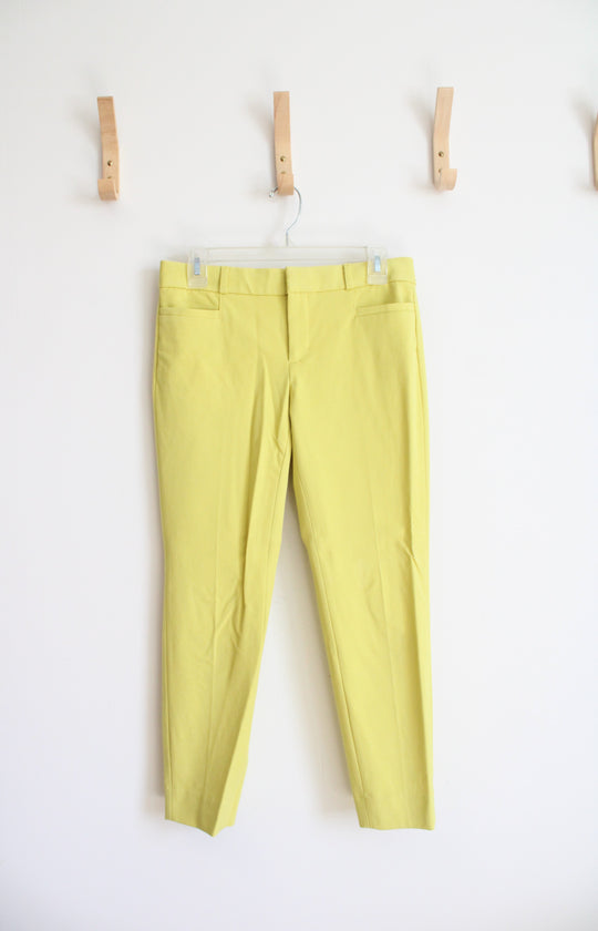 Banana Republic Sloan Fit Chartreuse Pants | 2
