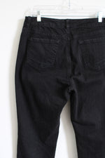 Sonoma Original Straight Black Jeans | 14