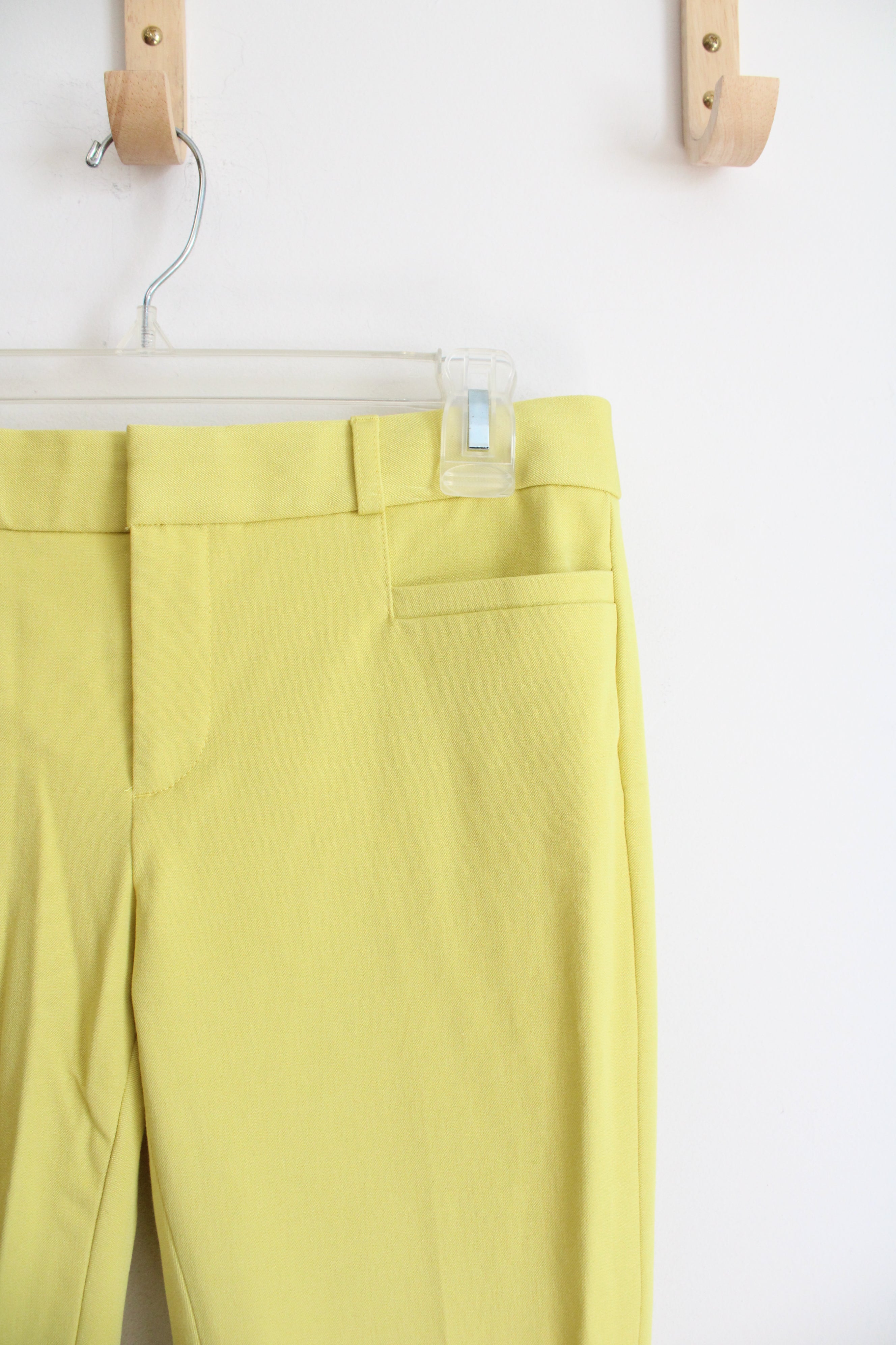 Banana Republic Sloan Fit Chartreuse Pants | 2