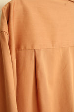 Geoffrey Beene Metallic Brown LS Button-down Shirt | XL