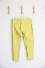 Banana Republic Sloan Fit Chartreuse Pants | 2