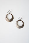 Sterling Silver Etched Dangle Earrings