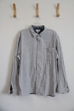 Sonoma Light Gray Button Down Shirt | XXL