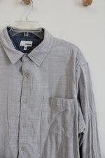 Sonoma Light Gray Button Down Shirt | XXL