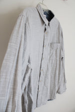 Sonoma Light Gray Button Down Shirt | XXL
