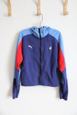 Puma BMW Motorsport Blue & Red Full Zip Jacket | Youth M