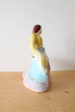 Vintage Lady Porcelain Planter