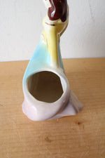 Vintage Lady Porcelain Planter