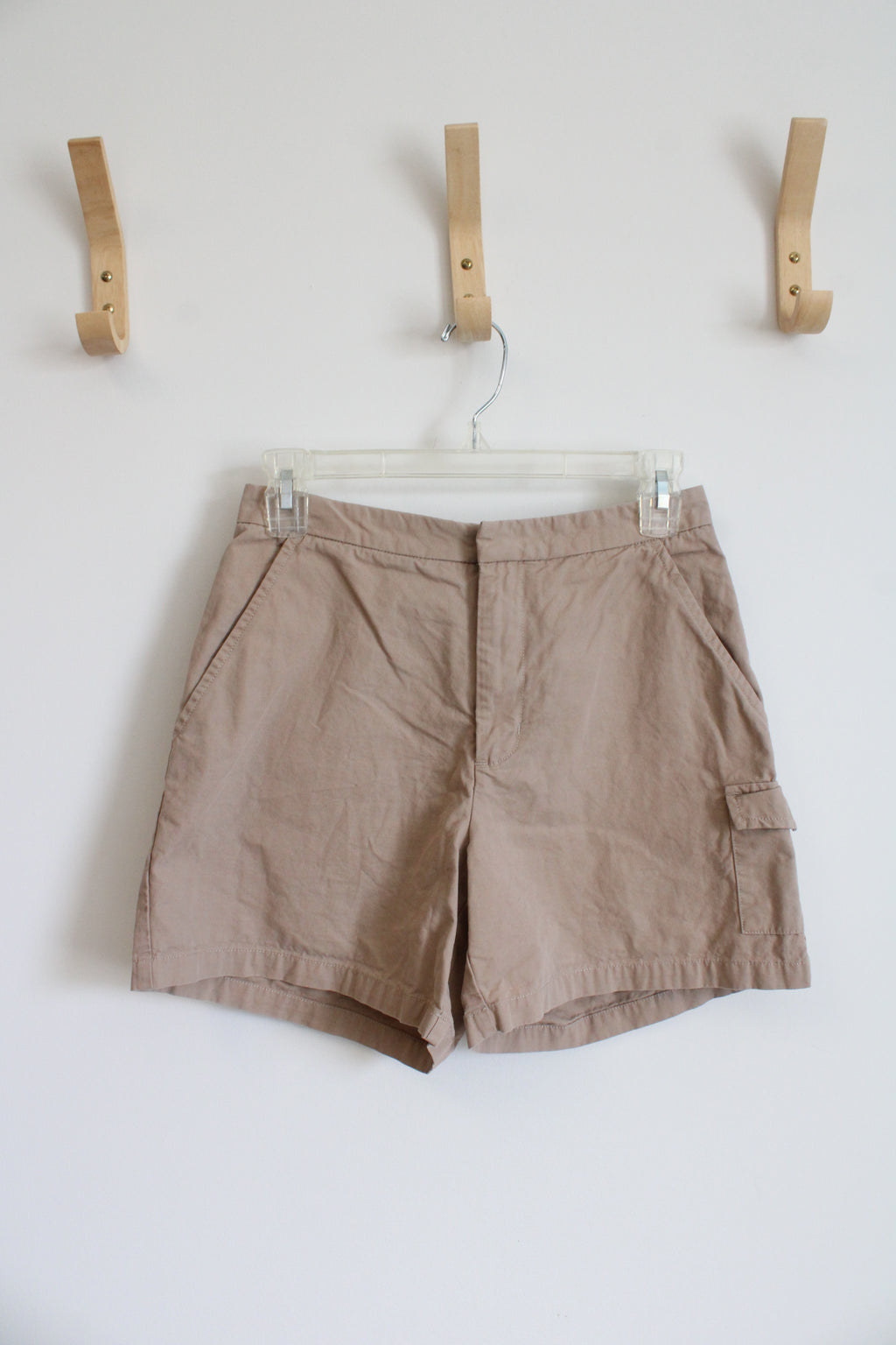 Kim Rogers Sport Tan Cotton Shorts | 6 Petite