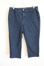 Chico's Dark Wash Jean Capris | 1 (8)