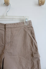 Kim Rogers Sport Tan Cotton Shorts | 6 Petite