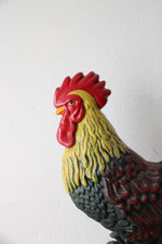 Vintage Cast Iron Rooster Door Stop