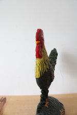 Vintage Cast Iron Rooster Door Stop