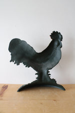 Vintage Cast Iron Rooster Door Stop