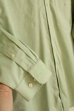 Eddie Bauer Cotton Mint Green LS Button-down Shirt  | L-T
