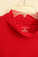 Lands' End Red LS Cotton Turtleneck Shirt | XXL