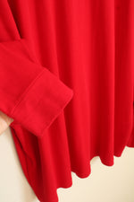 Lands' End Red LS Cotton Turtleneck Shirt | XXL
