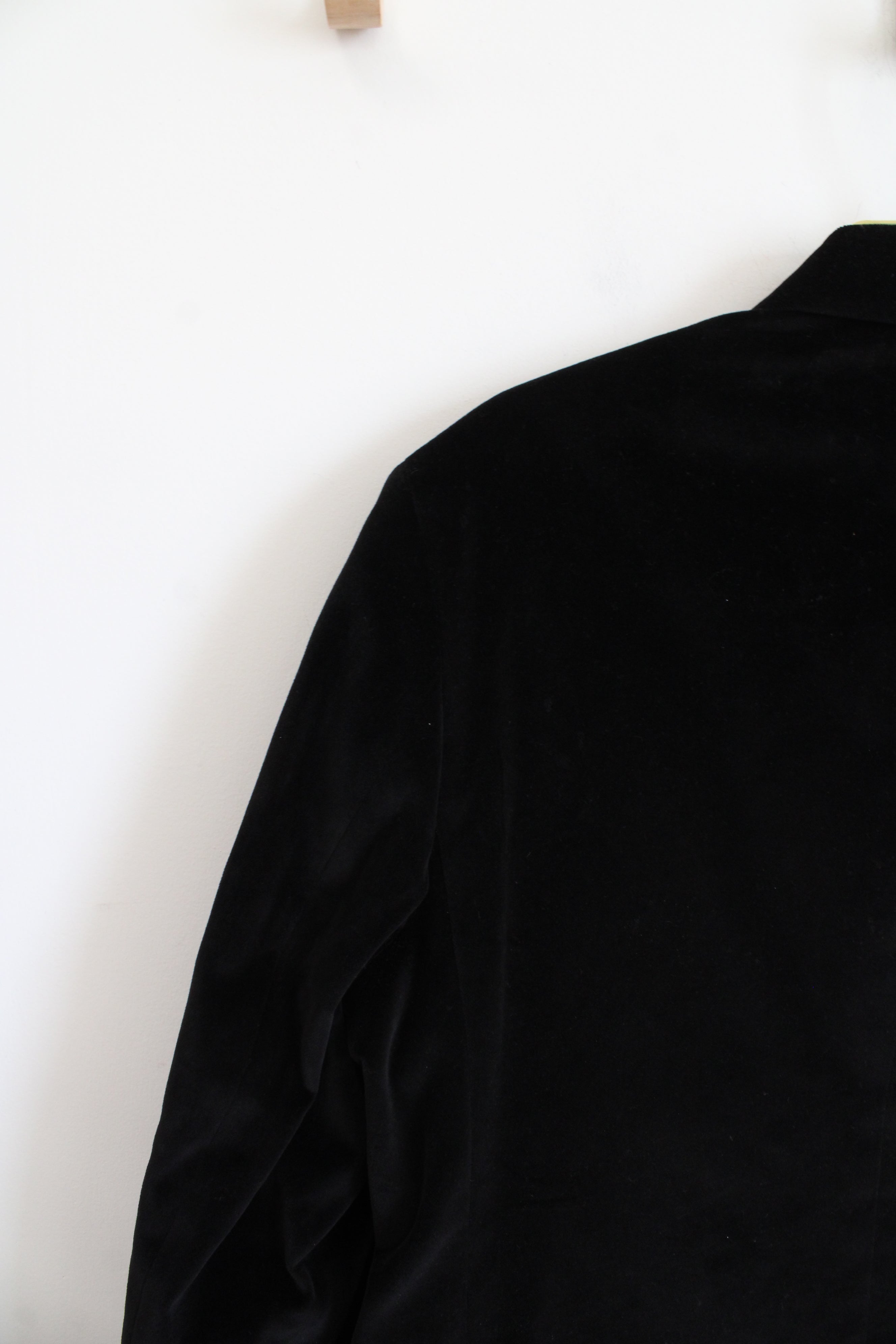 Robert Graham Black Cotton Velvet Blazer | 42