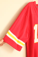 Unbranded Red White and Yellow SS Jersey #15 | XL