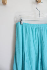 Zac & Rachel Light Blue Flowy Midi Skirt | L