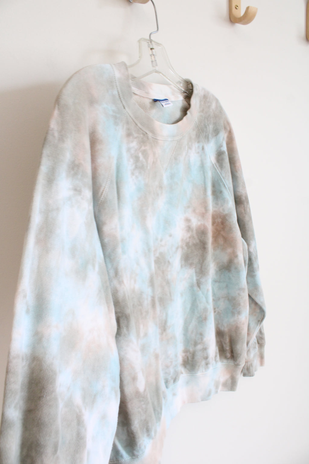 Old Navy Blue & Tan Tie-Dyed Sweatshirt | M