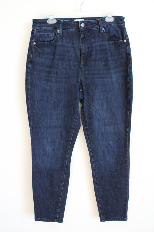 Sonoma High Rise Skinny Dark Wash Jeans | 14R