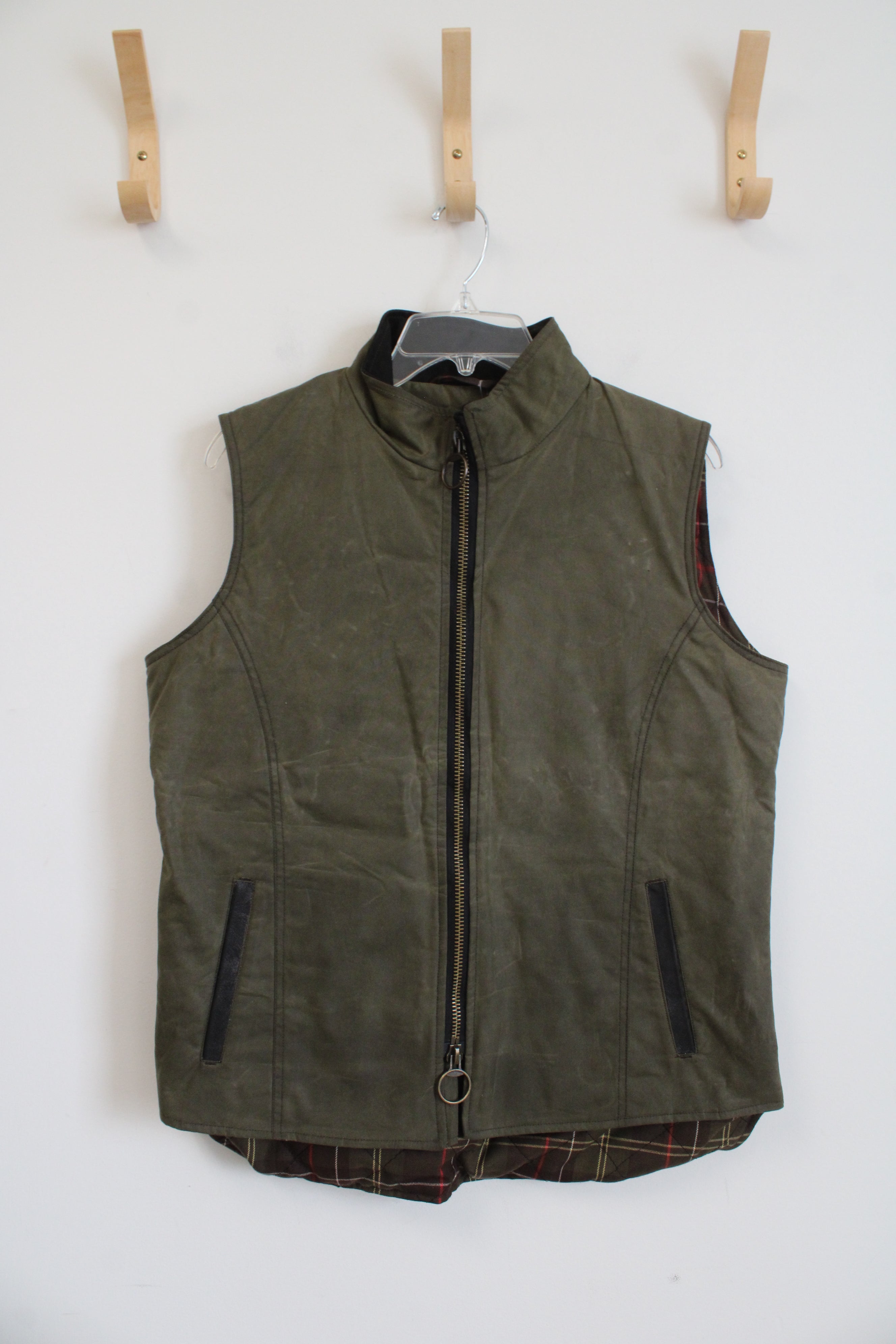 NEW Outback Survival Gear Dry-Wax Cotton Oilskin Green Matilda Vest | L