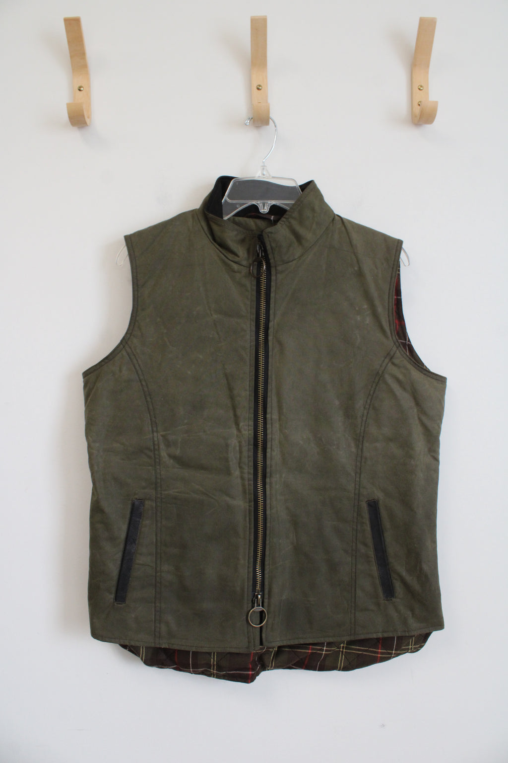 NEW Outback Survival Gear Dry-Wax Cotton Oilskin Green Matilda Vest | L