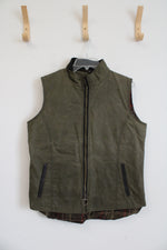 NEW Outback Survival Gear Dry-Wax Cotton Oilskin Green Matilda Vest | L
