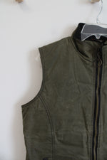 NEW Outback Survival Gear Dry-Wax Cotton Oilskin Green Matilda Vest | L