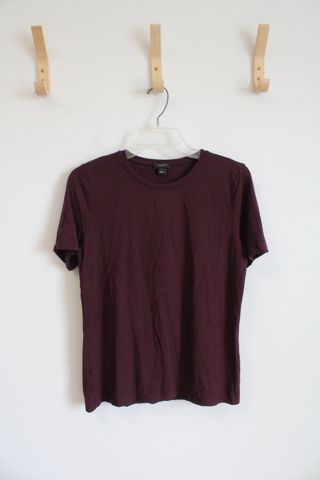 Ann Taylor Plum Knit Shirt | M
