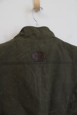 NEW Outback Survival Gear Dry-Wax Cotton Oilskin Green Matilda Vest | L