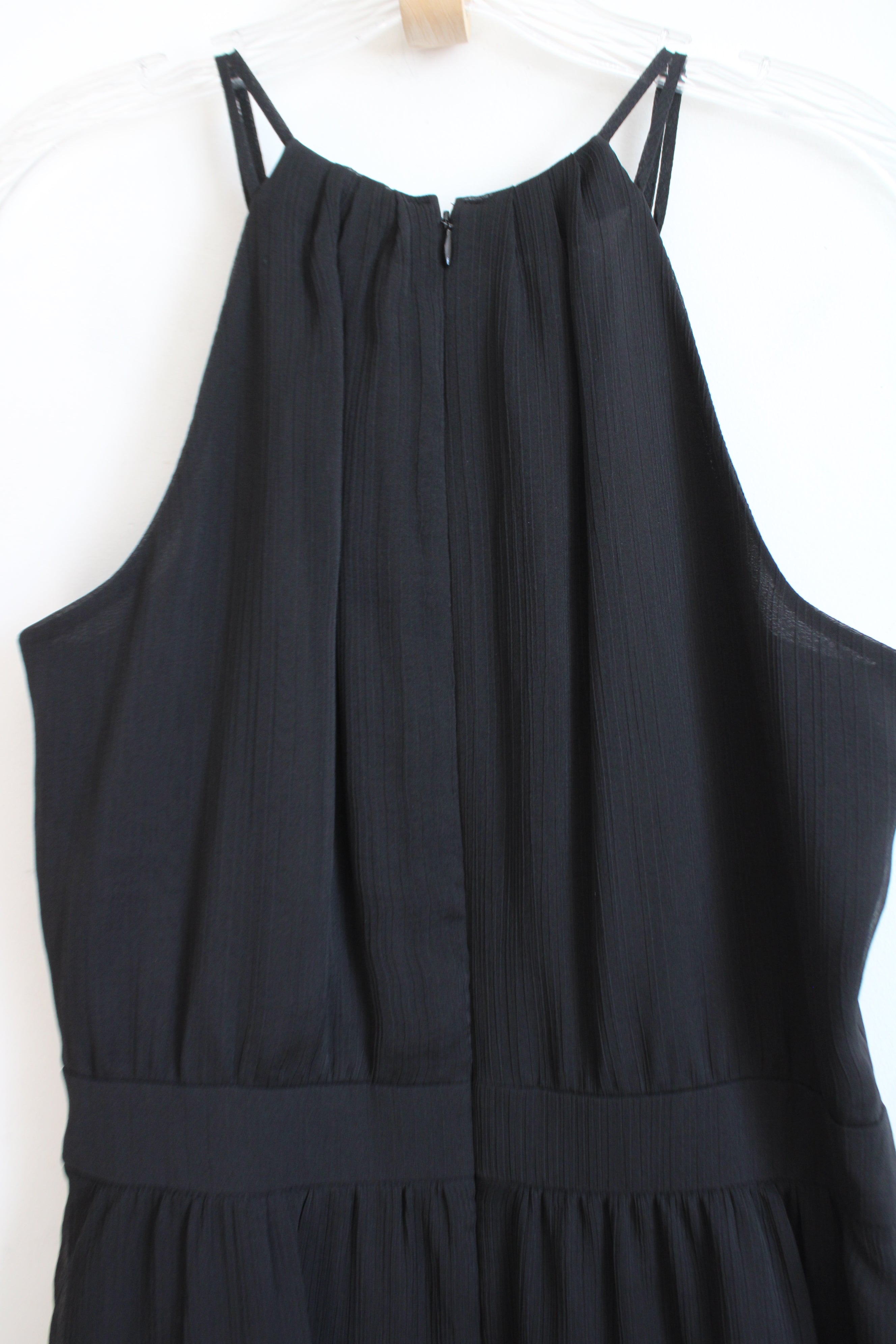 black halter mini dress backless Serenity CEA Black SILK-SATIN BACKLESS HALTER-NECK MINI DRESS