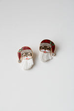 Sugarfix Black Santa Stud Earrings