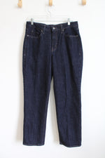 Old Navy Extra High Rise Straight Secret-Smooth Pocket Jeans | 12 Petite
