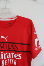 Puma AC Milan Emirates Fly Better #16 M. Maignan Red Shirt | XL