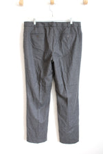 NEW Talbots Gray Wool Stretch Signature Straight Lined Pants | 14