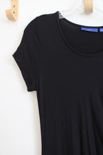 NEW Apt. 9 Black Ruched Side Knit Maxi Dress | S