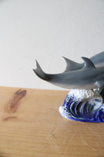 Lladro #6470 "A Swimming Lesson" Dolphin Porcelain Figurine