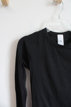 Old Navy Active Seamless Go-Dry Black Long Sleeved Athletic Shirt | S